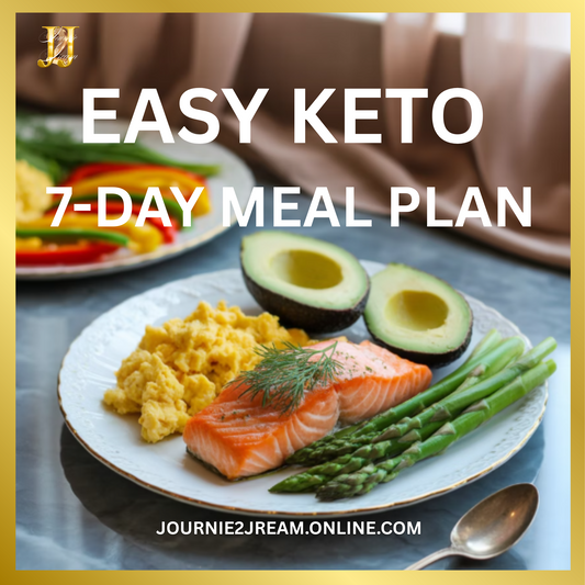 EASY KETO 7-DAY MEAL PLAN (Day View + Journal)