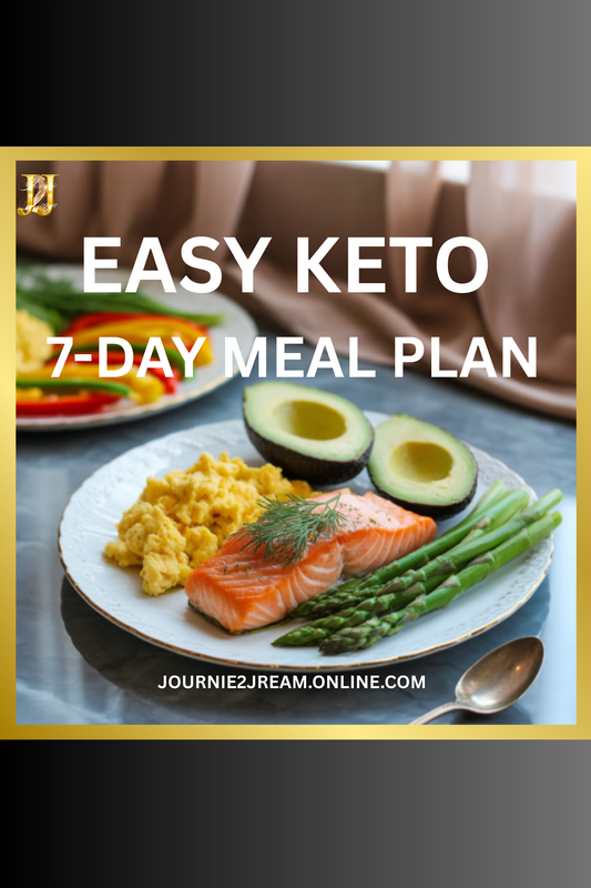 EASY KETO 7-DAY MEAL PLAN (Day View + Journal)