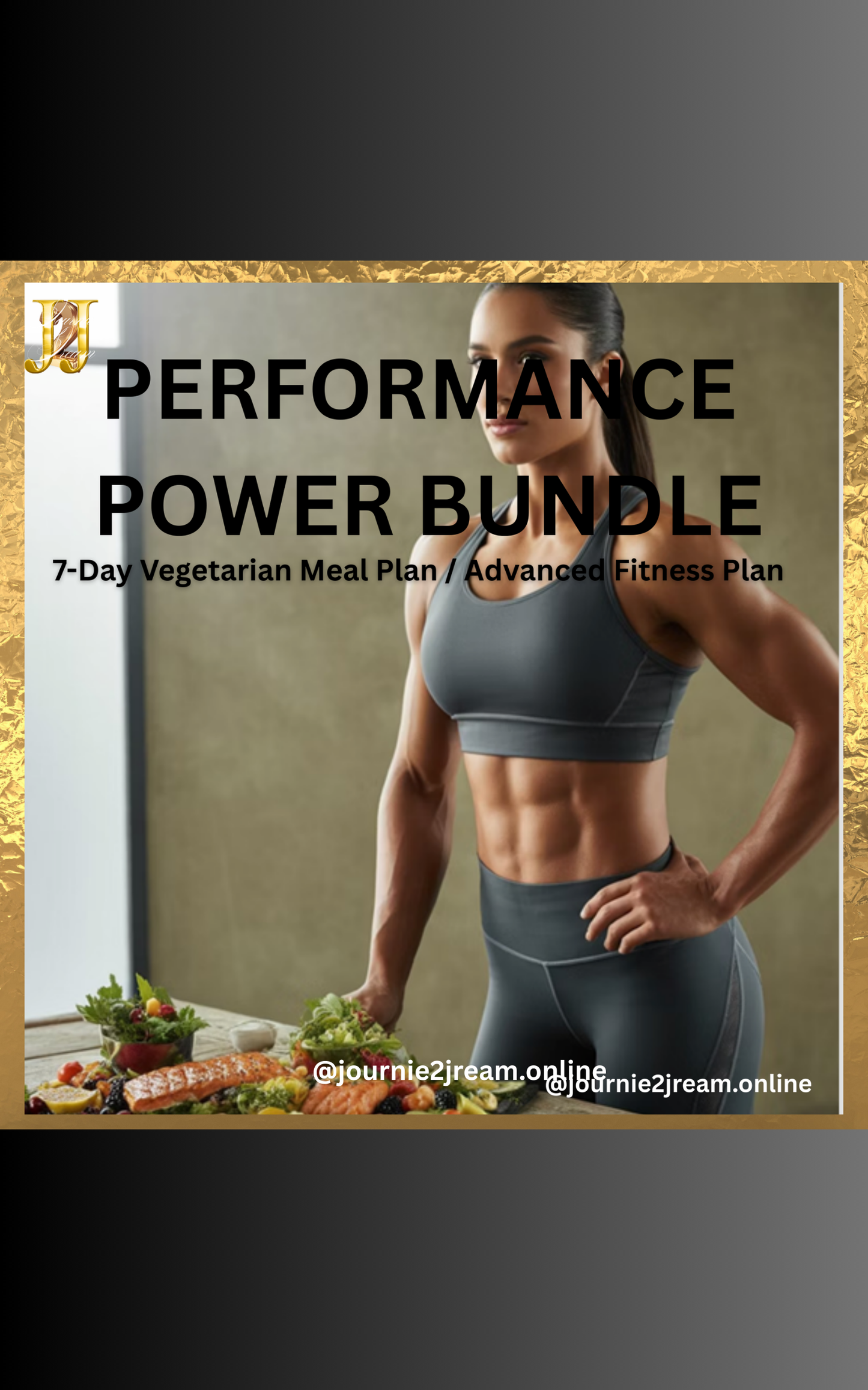 PERFORMANCE POWER BUNDLE (Vegetarian Meal Plan & Advanced Fitness Plan)