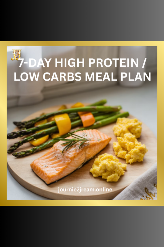7-DAY HIGH PROTEIN / LOW CARBS MEAL PLAN