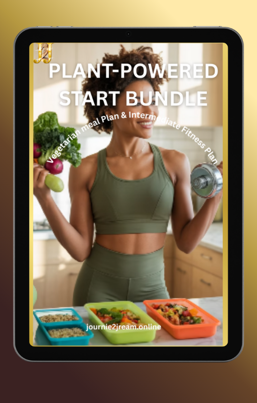 PLANT- POWERED START BUNDLE (Vegetarian Meal Plan & Beginner Fitness Plan)