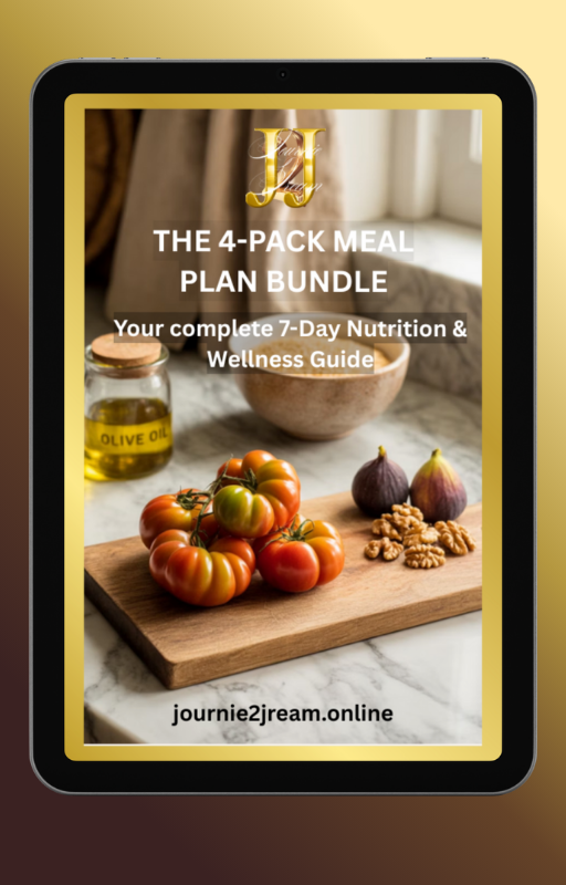 4-PACK MEAL PLAN BUNDLE (Vegan, Vegetarian, Keto, High Protein / Low Carbs Plans)