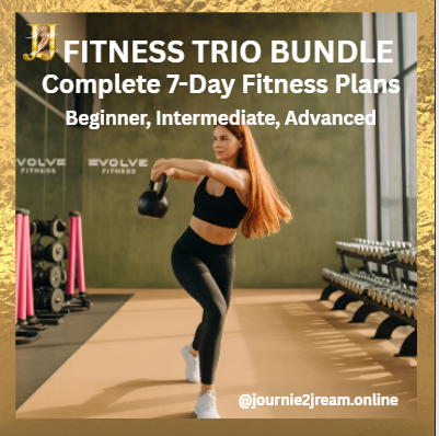 FITNESS TRIO BUNDLE 7-Day Whole Body Workout (Beginner + Intermediate + Advanced)