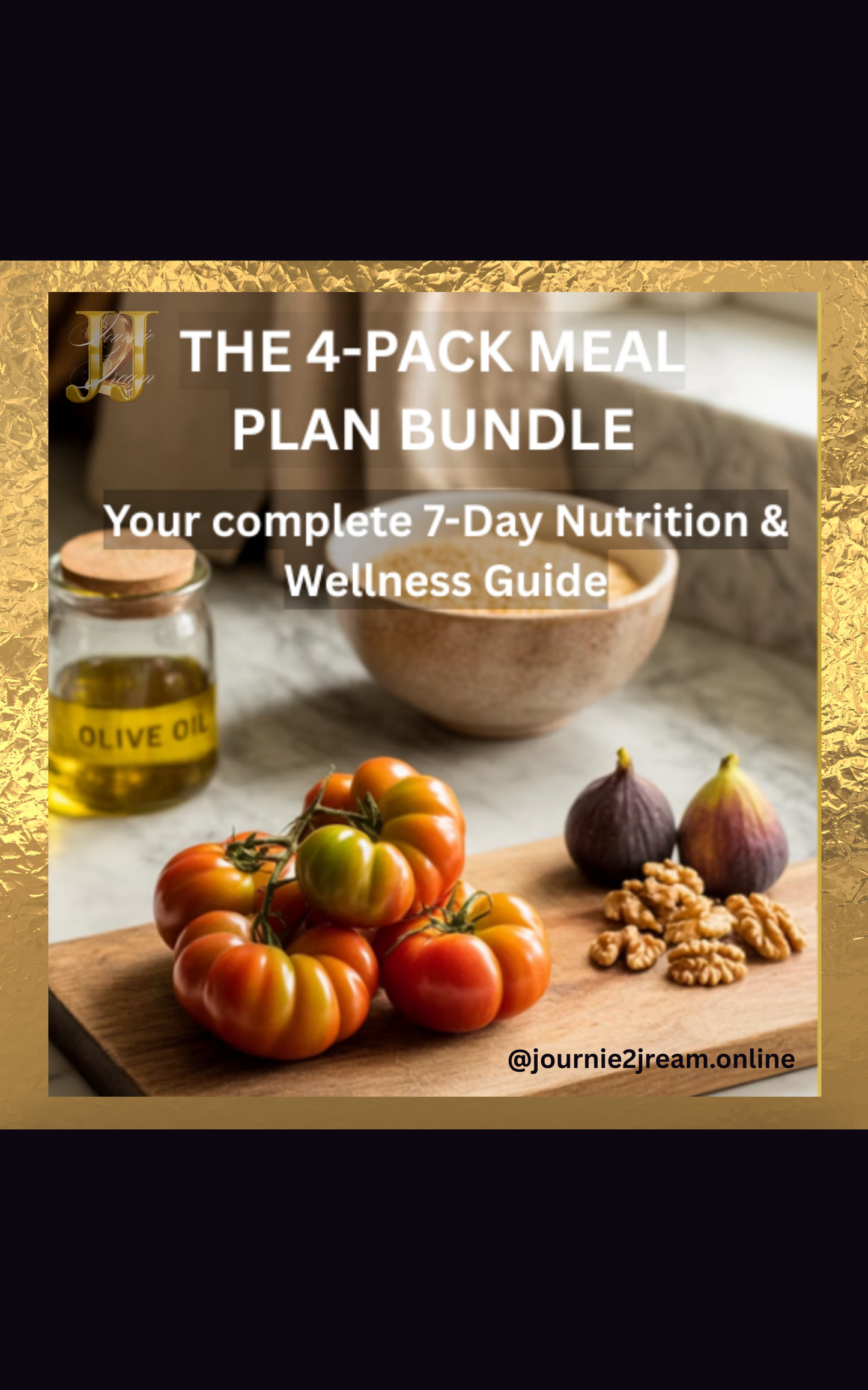 4-PACK MEAL PLAN BUNDLE (Vegan, Vegetarian, Keto, High Protein / Low Carbs Plans)