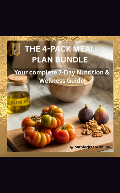 4-PACK MEAL PLAN BUNDLE (Vegan, Vegetarian, Keto, High Protein / Low Carbs Plans)