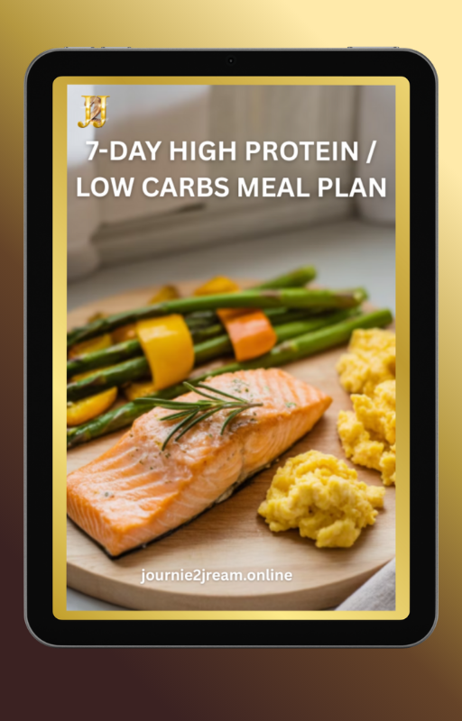 7-DAY HIGH PROTEIN / LOW CARBS MEAL PLAN